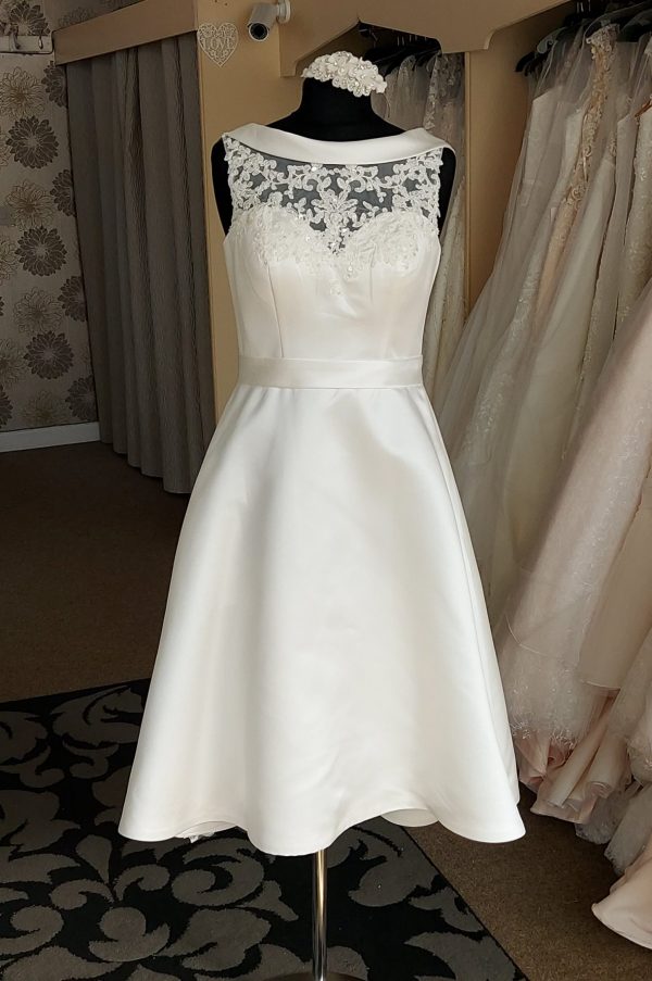 Mia Tea length wedding dress